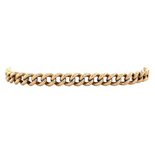 Gourmet armband 19 cm 13 karaat, Sieraden, Tassen en Uiterlijk, Armbanden, Zo goed als nieuw, Goud, Verzenden
