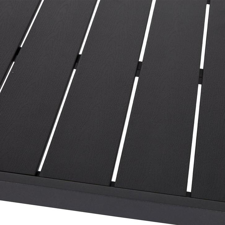 20% korting | Vierkante tuintafel 90 x 90 cm | Zwart, Tuin en Terras, Tuintafels, Nieuw, Kunststof, Vierkant, Verzenden