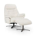 Fauteuil Caleb - Beige Salerno - 96168 - fauteuils, Nieuw, Stof