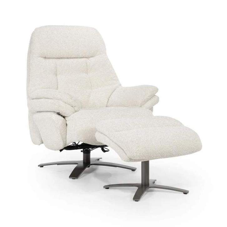 Fauteuil Caleb - Beige Salerno - 96168 - fauteuils, Huis en Inrichting, Stoelen, Nieuw, Stof