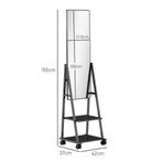 TRUUSK Staande Spiegel met Opbergruimte - Vloerspiegel 42 x, Verzenden