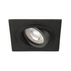 Spotje zwart | Inbouwspot LED | Kantelbaar inbouwarmatuur, Nieuw, Plafondspot of Wandspot, Modern, Metaal of Aluminium