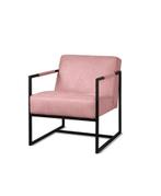 Fauteuil Star - fauteuils - Roze, Nieuw, Leer
