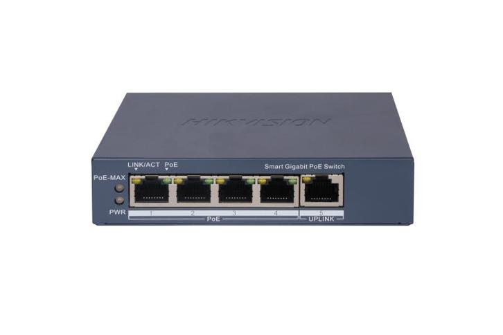Hikvision DS-3E1505P-EI, Gigabit Switch, 300m PoE bereik, Audio, Tv en Foto, Videobewaking, Ophalen of Verzenden