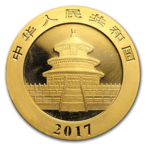 China. 500 Yuan 2017 500 Yuan China 30g Gold Panda Coin (In, Postzegels en Munten, Edelmetalen en Baren