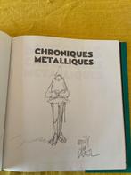 Moebius - Chroniques Métalliques + dédicace - C + jaquette -, Boeken, Stripboeken, Nieuw