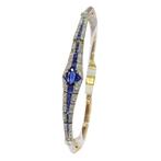 Armband - 18 karaat Geel goud, Witgoud -  1.30ct. tw., Nieuw