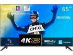 CHiQ U65G7LX - Smart TV 65 Inch - 4K Android Smart TV - UHD, Verzenden, Zo goed als nieuw