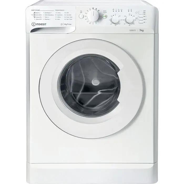 Indesit Mtwc 71252 W Wasmachine 7kg 1200t, Witgoed en Apparatuur, Wasmachines, Nieuw, Voorlader, 85 tot 90 cm, Ophalen of Verzenden