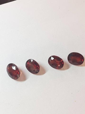 4 Natural Spessartite Garnet - 4.43 ctw beschikbaar voor biedingen