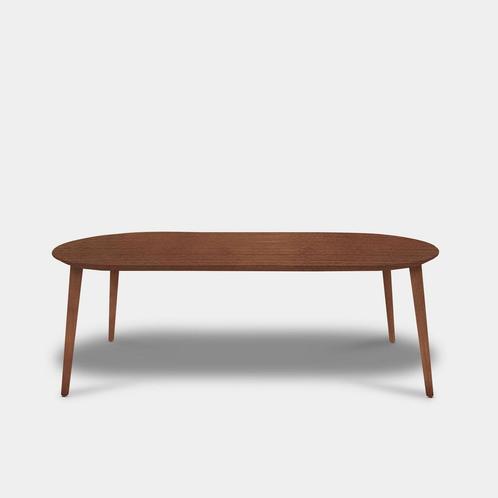 Tafel Plat Ovaal Eikenhout - Konisch - Toscane 102, Huis en Inrichting, Tafels | Eettafels
