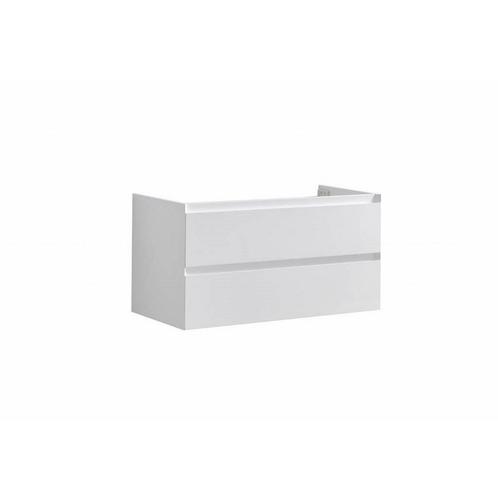 Onderkast Sanilux Infinity 100x47x50 cm Hoogglans Wit, Doe-het-zelf en Verbouw, Sanitair, Bad, Nieuw, Ophalen of Verzenden