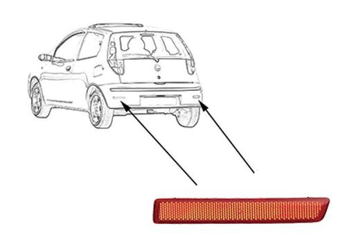 REFLECTOR VOOR FIAT CROMA 194 2005-2007 46834769, Auto diversen, Auto-accessoires, Nieuw, Ophalen of Verzenden