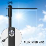 Easylift ZWART: Hijsbare aluminium baniermast 6,7 of 8 meter, Nieuw