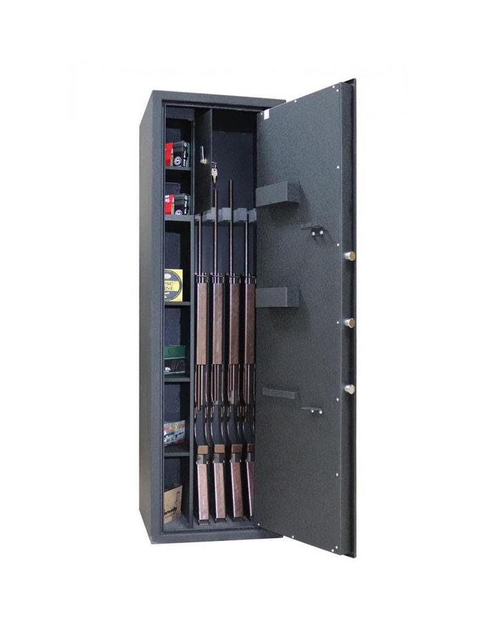 Hunter wapenkast G420 voor 4 geweren, Huis en Inrichting, Brandblussers en Brandkasten, Ophalen of Verzenden