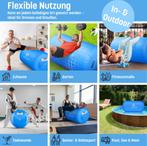 Airtrack - Turnmat - Gymnastiek Rol - 120x60 cm - Blauw - KE, Sport en Fitness, Verzenden, Zo goed als nieuw