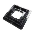 Montagebeugel zonnepaneel hoekprofiel (4 stuks) - zwart, Ophalen of Verzenden, Nieuw