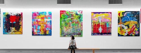 Jovan Srijemac (1962) - Abstract landscape (XXL), Antiek en Kunst, Kunst | Schilderijen | Modern