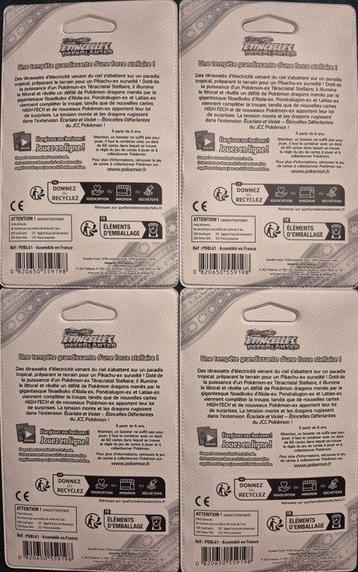 Pokémon - 4 Blisterverpakking - Scarlet &amp; Violet - Surging beschikbaar voor biedingen