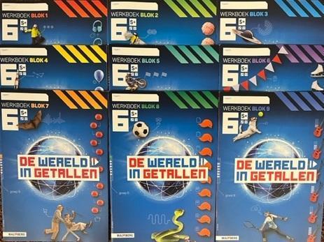 De Wereld in getallen 9 delige set werkboeken groep 6 S+, Boeken, Schoolboeken, Nieuw, Overige niveaus, Overige vakken, Ophalen of Verzenden