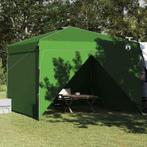 vidaXL Pop-up Luifel Tent Groen 300 x 300 cm Stof, Tuin en Terras, Partytenten, Verzenden, Nieuw