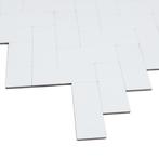 Zelfklevend Mozaïek Visgraat Wit, Huis en Inrichting, Ophalen of Verzenden, Nieuw