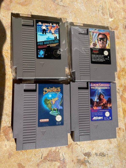 Nintendo - Nes - Lote de 4 cartuchos NES - Videogame, Spelcomputers en Games, Spelcomputers | Overige Accessoires