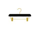 Hanger kids black Sofi 30 cm with gold hook