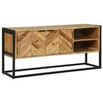 vidaXL TV-meubel 110x30x50 cm Massief Acaciahout, Huis en Inrichting, Woonaccessoires | Cd- en Dvd-rekken, Verzenden, Nieuw