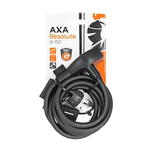 Kabelslot Resolute 8mm 150cm, Fietsen en Brommers, Fietsaccessoires | Overige Fietsaccessoires, Verzenden