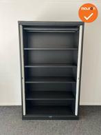 Mewaf roldeurkast - 198x120x48cm - Zwart/donkerblauw  met..., Werkplek, Ophalen of Verzenden, Gebruikt, Kast