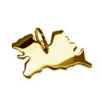 Gouden Provincie Utrecht ketting hanger, Verzenden, Nieuw