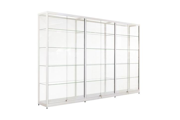 Witte Vitrinekast 300 x 200 x 40 cm, Zakelijke goederen, Kantoor en Winkelinrichting | Kantoormeubilair en Inrichting