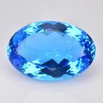 Blauw Topaas - 43.97 ct - nternational Colored Gemstone, Nieuw