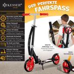 Kinderstep - Verstelbaar - Vouwbaar - Rood - KESSER, Fietsen en Brommers, Steps, Verzenden, Zo goed als nieuw