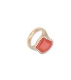 Chantecler - Ring - 18 karaat Roségoud Koraal, Sieraden, Tassen en Uiterlijk, Ringen, Nieuw