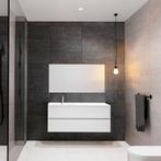Badkamermeubel Solid Surface BWS Oslo 120x46 cm Dubbel Mat, Ophalen of Verzenden, Nieuw, Bad