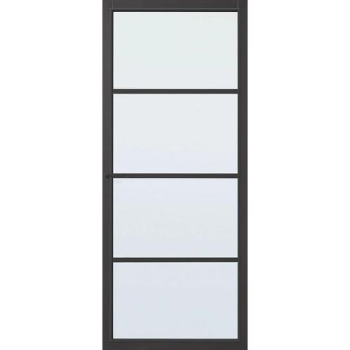 Cando binnendeur HARTFORD 88x211,5 (Opdek linksdraaiend), Doe-het-zelf en Verbouw, Deuren en Horren, Nieuw, Glas, Hout, Binnendeur