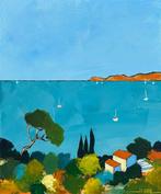 Jiel - Les chaudes couleurs de Méditerranée., Antiek en Kunst, Kunst | Schilderijen | Modern