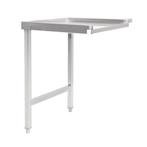 Vogue doorvoer spoeltafel links 60cm, Verzenden