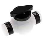 PFA 2-Weg Kogelkraan G 1/2 FKM Vacuüm, Verzenden, Nieuw