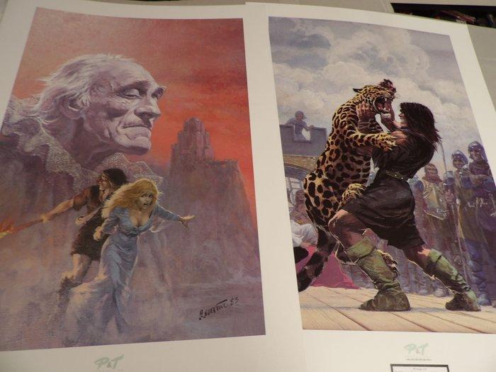 Thorgal - Rosinski - lot met 2x Offset Print - [jaren, Boeken, Stripboeken