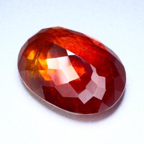 Geel, Oranje Sfaleriet - 37.97 ct - nternational Colored, Sieraden, Tassen en Uiterlijk, Edelstenen