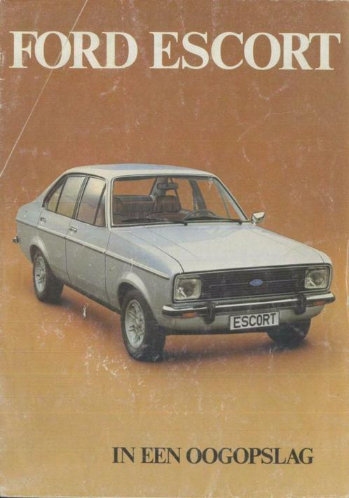 1978 Ford Escort Instructieboekje Vouwkaart Nederlands, Auto diversen, Handleidingen en Instructieboekjes, Verzenden