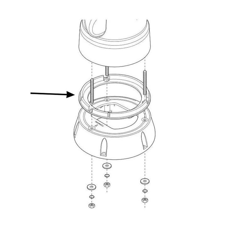 Raymarine FLIR Top Down Riser M100 en M200 Cameras, Watersport en Boten, Bootonderdelen, Nieuw, Zeilboot of Motorboot, Ophalen of Verzenden