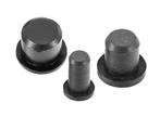 Set van 30 flexibele pluggen (7,9 mm, binnen, rond, zwart), Ophalen of Verzenden, Nieuw
