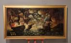 Franse school (XIX) - Grande battaglia navale - NO RESERVE, Antiek en Kunst