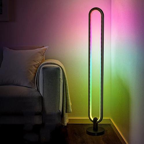 Floris slimme LED vloerlamp RGB - multicolor - muz, Huis en Inrichting, Lampen | Spots, Ophalen of Verzenden