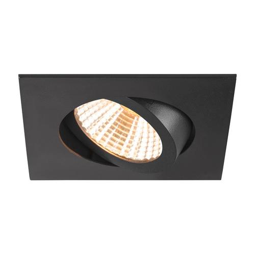 SLV Nieuwe Tria 68 LED Vierkante Inbouw Downlight Zwart, Tuin en Terras, Buitenverlichting, Overige typen, Nieuw, Verzenden