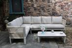 Veneto hoek loungeset 3 delig aluminium latte zand rope, Tuin en Terras, Tuinsets en Loungesets, Ophalen of Verzenden, Nieuw
